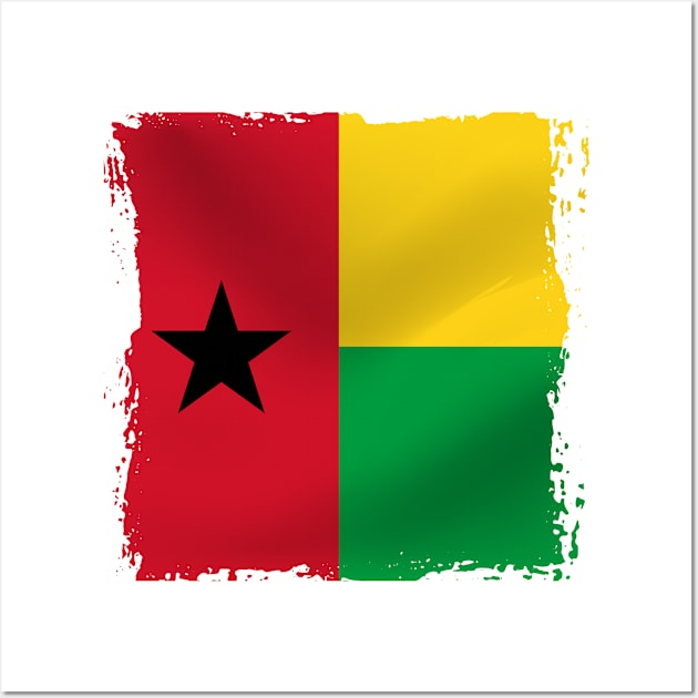 Guinea-Bissau flag Wall Art by SASTRAVILA